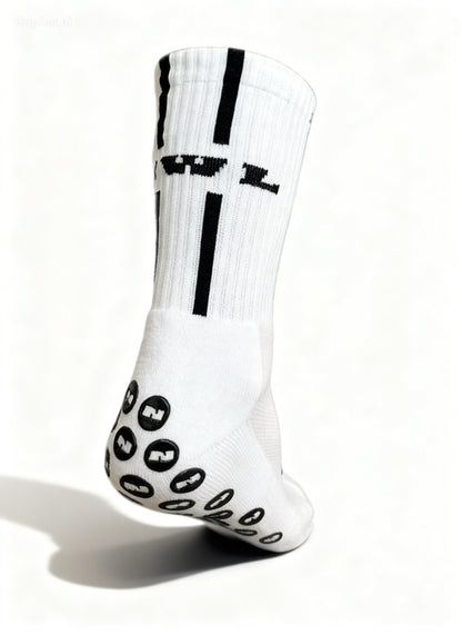 NWL Grip Socks - White