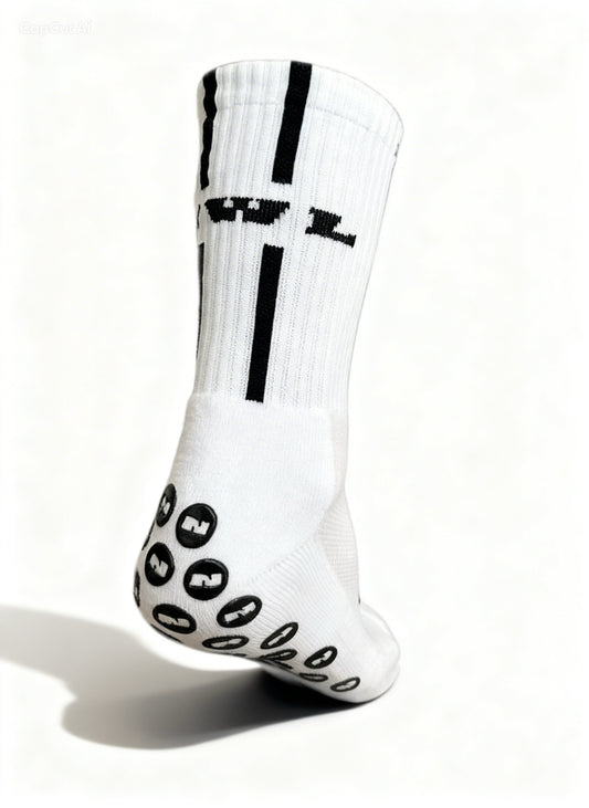 NWL Grip Socks - White